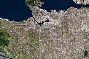 温哥华市卫星地图-加拿大温哥华市中文版地图浏览-温哥华旅游地图
