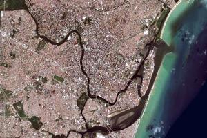 累西腓市卫星地图-巴西伯南布哥州(累西腓市)累西腓市中文版地图浏览-累西腓旅游地图