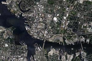 诺福克市卫星地图-美国弗吉尼亚州诺福克市中文版地图浏览-诺福克旅游地图