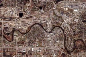 費爾班克斯市衛星地圖-美國阿拉斯加州費爾班克斯市中文版地圖瀏覽-費爾班克斯旅遊地圖