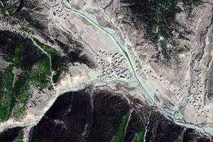 西俄洛乡卫星地图-四川省甘孜藏族自治州雅江县西俄洛乡、村地图浏览