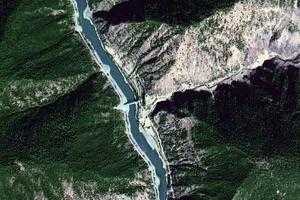 米龙乡卫星地图-四川省甘孜藏族自治州雅江县米龙乡、村地图浏览