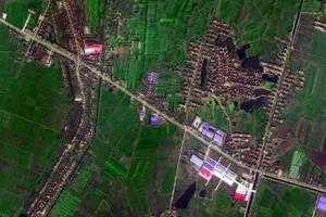 回龙镇卫星地图-湖北省孝感市汉川市舳值、村地图浏览