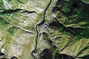 莫多乡卫星地图-四川省甘孜藏族自治州巴塘县莫多乡、村地图浏览