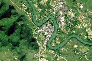 下冻镇卫星地图-广西壮族自治区崇左市龙州县下冻镇、村地图浏览