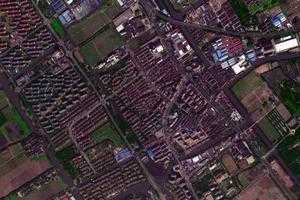 外岡鎮衛星地圖-上海市嘉定區菊園新區、村地圖瀏覽