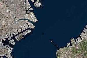 日本东京湾旅游地图_日本东京湾卫星地图_日本东京湾景区地图