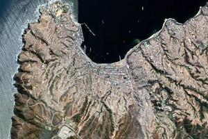 瓦尔帕莱索市卫星地图-智利瓦尔帕莱索市中文版地图浏览-瓦尔帕莱索旅游地图