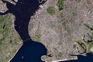 纽约市卫星地图-美国纽约州纽约市中文版地图浏览-纽约旅游地图