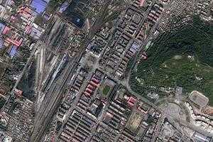 溥洛铺镇卫星地图-辽宁省营口市大石桥市百寨街道、村地图浏览
