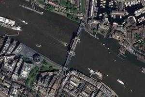 英国伦敦塔桥旅游地图_英国伦敦塔桥卫星地图_英国伦敦塔桥景区地图