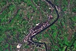 清河镇卫星地图-四川省达州市大竹县白塔街道、村地图浏览