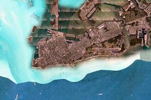 基韋斯特島衛星地圖-美國佛羅里達州基韋斯特島中文版地圖瀏覽-基韋斯特旅遊地圖