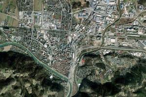 萨维尼亚统计区卫星地图-斯洛文尼亚萨维尼亚统计区中文版地图浏览-萨维尼亚旅游地图
