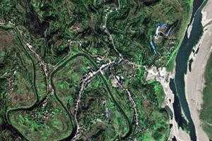 曲水镇卫星地图-四川省南充市嘉陵区都尉街道、村地图浏览