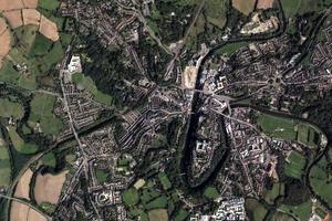 達勒姆市衛星地圖-英國英格蘭達勒姆市中文版地圖瀏覽-達勒姆旅遊地圖