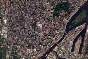 什切青市卫星地图-波兰什切青市中文版地图浏览-什切青旅游地图