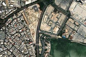 穆哈拉格市衛星地圖-巴林穆哈拉格市中文版地圖瀏覽-穆哈拉格旅遊地圖