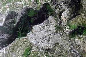 麦崩乡卫星地图-四川省甘孜藏族自治州康定市榆林街道、村地图浏览