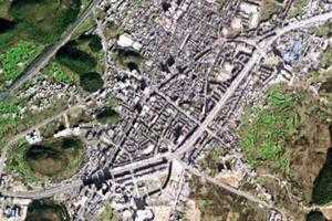 城关镇卫星地图-贵州省安顺市平坝区安平街道、村地图浏览