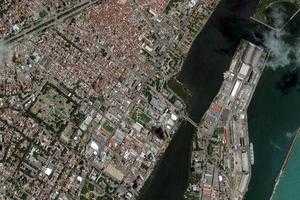 累西腓市卫星地图-巴西伯南布哥州(累西腓市)累西腓市中文版地图浏览-累西腓旅游地图