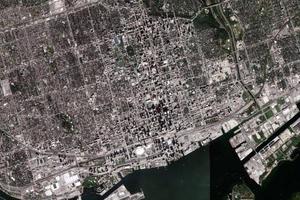 多伦多市卫星地图-加拿大多伦多市中文版地图浏览-多伦多旅游地图