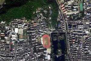 古城卫星地图-浙江省台州市临海市古城街道地图浏览