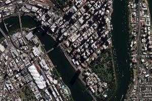 澳大利亚布里斯班旅游地图_澳大利亚布里斯班卫星地图_澳大利亚布里斯班景区地图