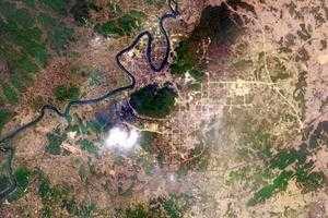 崇左市衛星地圖-廣西壯族自治區崇左市、區、縣、村各級地圖瀏覽
