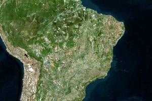 巴西卫星地图-巴西各城市中文版地图浏览-巴西旅游地图