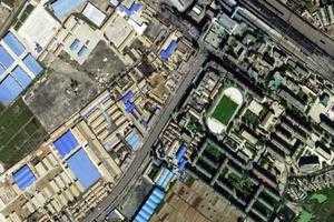 火車站衛星地圖-甘肅省張掖市甘州區張掖經濟技術開發區地圖瀏覽