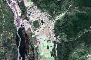 山巴乡卫星地图-四川省阿坝藏族羌族自治州松潘县毛儿盖镇、村地图浏览