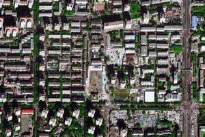 磨房南里社区卫星地图-北京市朝阳区东湖街道潘家园街道华威里社区地图浏览