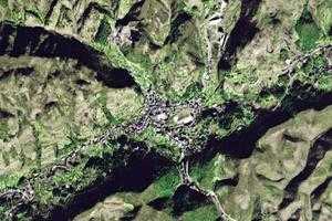 亮岩镇卫星地图-贵州省毕节市七星关区洪山街道、村地图浏览