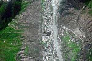 姑咱镇卫星地图-四川省甘孜藏族自治州康定市榆林街道、村地图浏览
