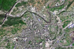 金銀山衛星地圖-貴州省畢節市赫章縣雙河街道地圖瀏覽