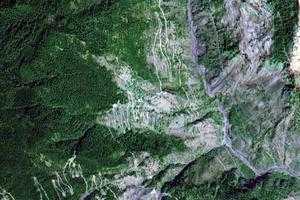 朵洛彝族鄉衛星地圖-四川省甘孜藏族自治州九龍縣雪窪龍鎮、村地圖瀏覽
