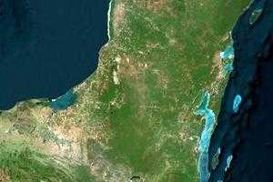 墨西哥尤卡坦半岛旅游地图_墨西哥尤卡坦半岛卫星地图_墨西哥尤卡坦半岛景区地图