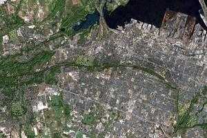汉密尔顿市卫星地图-加拿大汉密尔顿市中文版地图浏览-哈密尔顿旅游地图