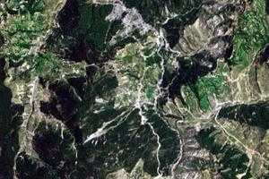 洛莫乡卫星地图-四川省凉山彝族自治州喜德县洛莫乡、村地图浏览