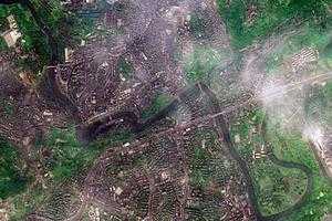 自贡市卫星地图-四川省自贡市、区、县、村各级地图浏览