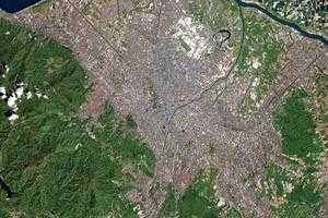 札幌市卫星地图-日本北海道(札幌市)札幌市中文版地图浏览-札幌旅游地图