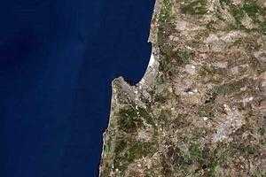 海法市衛星地圖-以色列海法市中文版地圖瀏覽-海法旅遊地圖