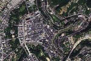 卢森堡市(首都)卫星地图-卢森堡卢森堡市(首都)中文版地图浏览-卢森堡旅游地图