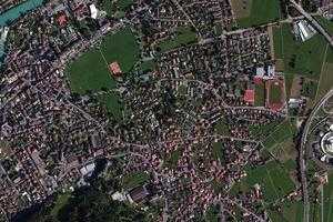 瑞士因特拉肯旅遊地圖_瑞士因特拉肯衛星地圖_瑞士因特拉肯景區地圖