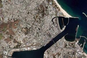比塞大市卫星地图-突尼斯比塞大市中文版地图浏览-比塞大旅游地图