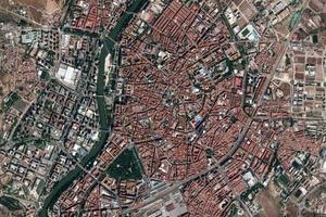 巴利亞多利德市衛星地圖-西班牙巴利亞多利德市中文版地圖瀏覽-巴利亞多利德旅遊地圖