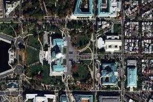 美国国会大厦旅游地图_美国国会大厦卫星地图_美国国会大厦景区地图
