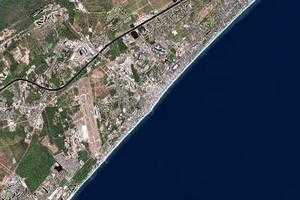默特爾比奇市衛星地圖-美國南卡羅來納州默特爾比奇市中文版地圖瀏覽-默特爾比奇旅遊地圖
