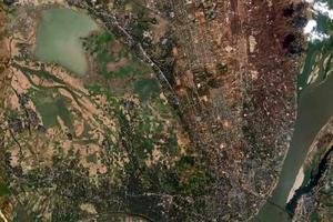 實皆市衛星地圖-緬甸實皆市中文版地圖瀏覽-實皆旅遊地圖